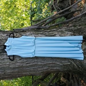 Princess Leia goddess style dress light blue women's size 4